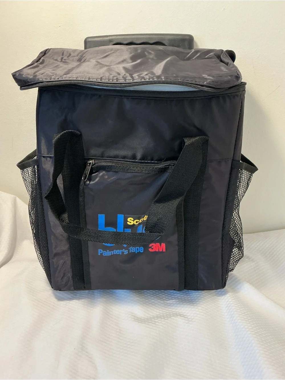 Cooler 3M Scotch Blue Black Painter's Tape Duffel Tote .